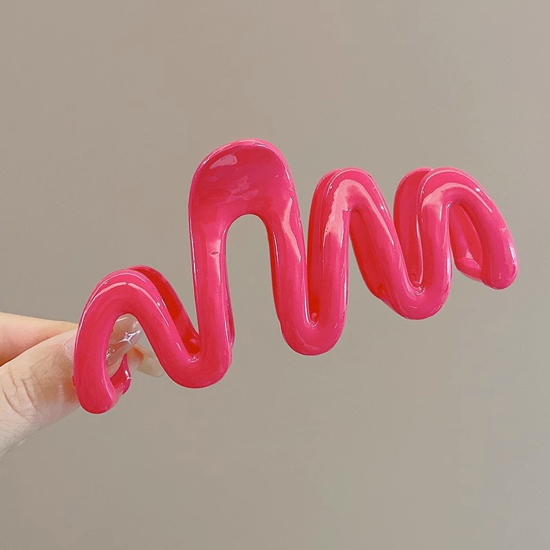 MP-SHARK-0076 Rose 11cm Hair Claw Clip - 图片 1