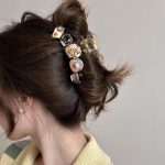 Clear Doughnut 10cm Hair Claw Clip