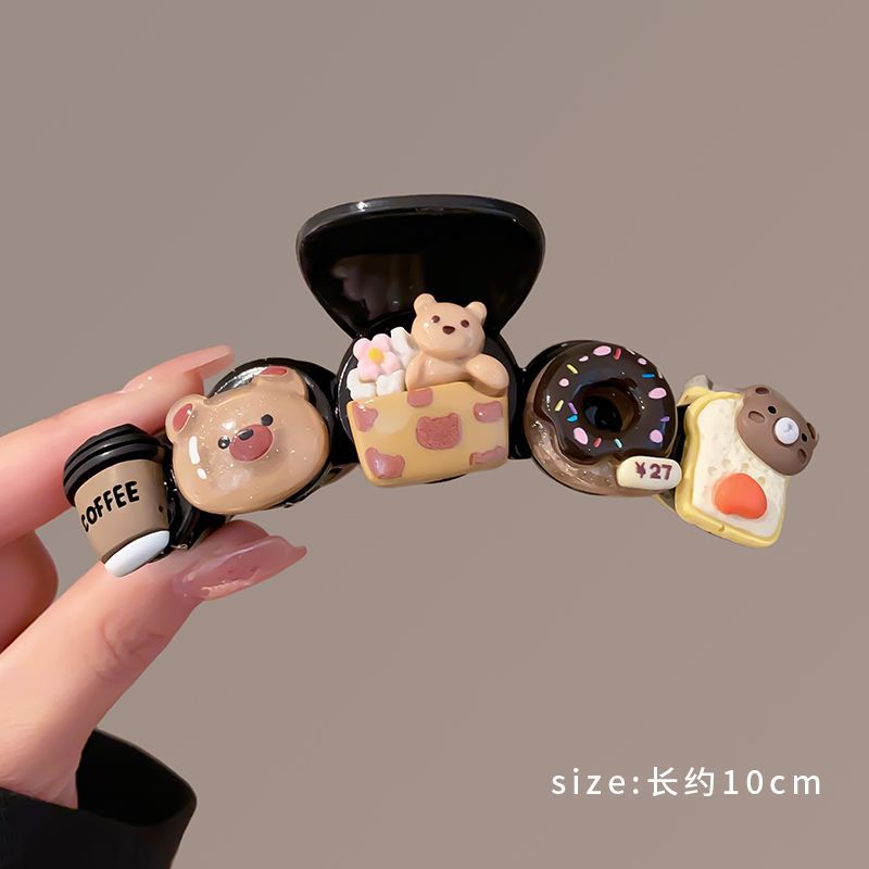 MP-SHARK-0124 Doughnut Hair Claw Clip - 图片 1