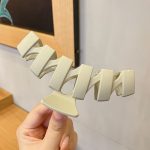Gray 11cm Hair Claw Clip