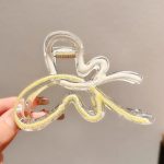 Gradient Yellow 10cm Hair Claw Clip
