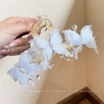 Blue Butterfly 13cm Hair Claw Clip