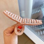 Pink 11cm Hair Claw Clip