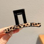 Leopard 8cm Hair Claw Clip