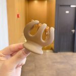 Matte Coffee 5cm Hair Claw Clip