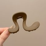 Dark Coffee 8.5cm Hair Claw Clip
