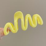 Yellow 10.8cm Hair Claw Clip