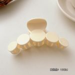 White 10cm Hair Claw Clip