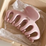 Lotus Pink Pumpkin 11cm Hair Claw Clip