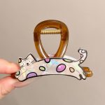 Cat and Fish 8cm Hair Claw Clip