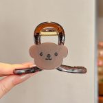Bear 8cm Hair Claw Clip