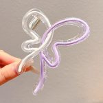 Gradient Purple 10cm Hair Claw Clip