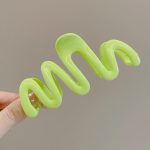 Lemon Green 10.5cm Hair Claw Clip