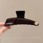 Dolphin Gold Badge 11cm Hair Claw Clip