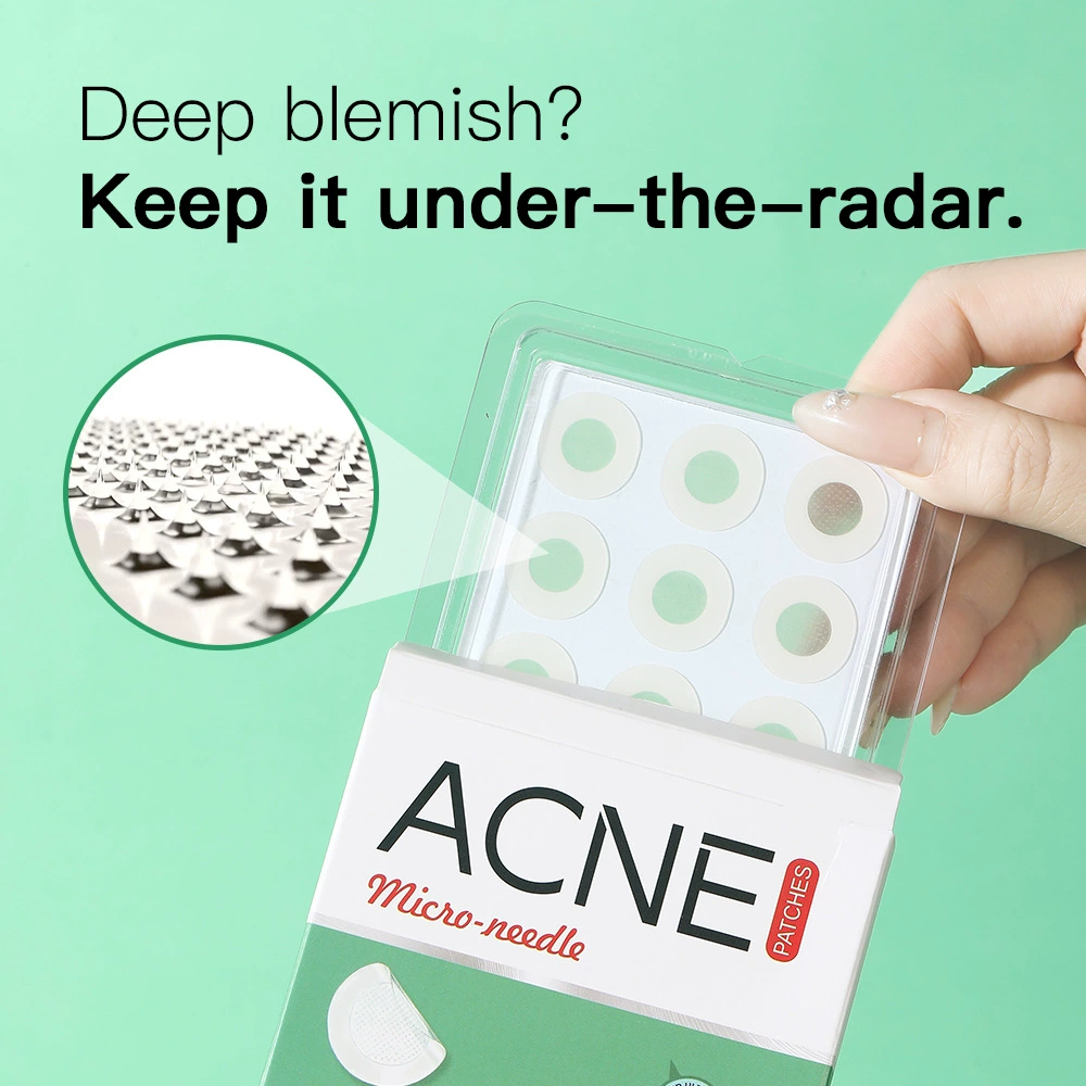 acne-patch-1 XUEYI Salicylic Acid Microneedle Acne Patch - Blemish Soothing Care - 24pcs - 图片 1