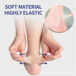 Hydrocolloid Anti-Chafing Heel Stickers - Invisible Blister Cushion Pads - 10 Pairs