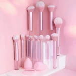 12-Piece Makeup Brush Set - Full Face Foundation Blush Eyeshadow & Blending Brushes