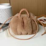 Faux Mink Pleated Cloud Bag for Women - Premium Armpit Single Shoulder Crossbody