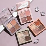 NOVO 4-Color Eyeshadow Palette - Shimmer & Matte - Cherry Blossom Pink Daily Look