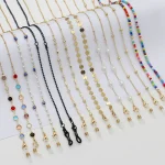 Beaded Eyeglass Chain - Colorful Fashion Glasses Strap for Women - Anti-Slip Holder