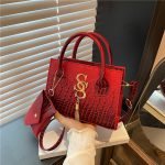 Seaside Country Style Glasses Bag for Women - Portable Embossed Single Shoulder Crossbody