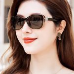 Polarized Sunglasses for Women - Fashion UV Protection Large Frame Round Face Trendy Sunglasses
