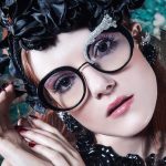 Round Leopard Diamond Frame Sunglasses for Women - Anti Blue Light UV Protection Trendy Eyewear