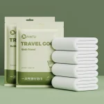 Disposable Travel Towel - 100% Thickened Non-Woven Compact Bath Towel - 50x70cm