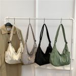 Large Capacity Simple Handbag for Women - Versatile Travel Single Shoulder Crossbody