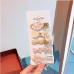 Khaki Cat Hair Clip Set