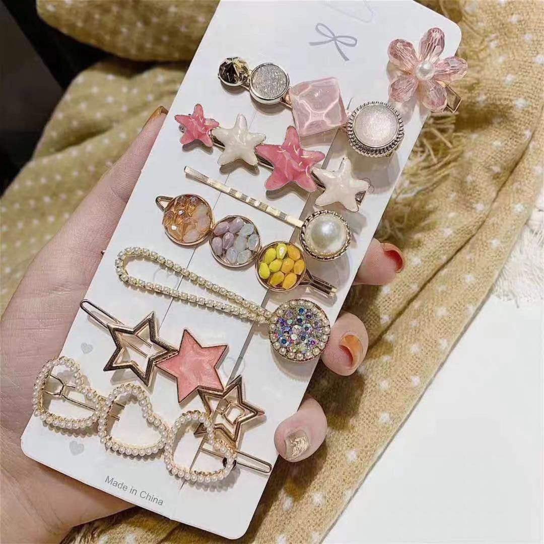樱花八件套 Cherry Blossom 8-Piece Hair Clip Set - 图片 1