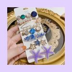 Starfish 8-Piece Hair Clip Set