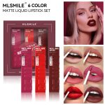 Water-Gloss Plumping Lip Gloss 3-Piece Set Moisturizing High-Shine - Non-Stick