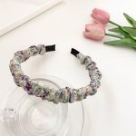 Green Floral Print Hairband No.7
