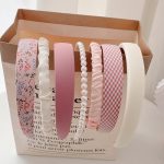 Pink Hairband 7-Piece Set