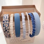 Blue Hairband 7-Piece Set