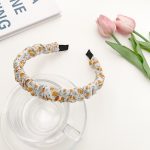 Orange Tulip Floral Hairband No.2