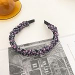 Black Tulip Floral Hairband No.5