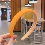 Orange Sponge Hairband No.5