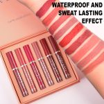 Matte Liquid Lipstick Set Waterproof 6-Piece Lip Gloss Kit for Women