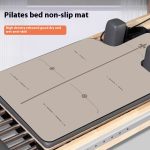 Pilates Reformer Bed Anti-Slip Mat — PU Natural Rubber Protection Pad 99.6×61×0.5cm