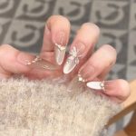 Luxury Handmade Press-On Nails - Golden Wings