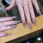 Luxury Handmade Press-On Nails - Full Crystal Stardust