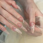Luxury Handmade Press-On Nails - Flowing Butterfly