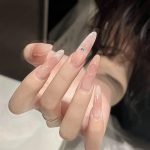 Luxury Handmade Press-On Nails - Artistic Design BY1689