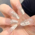 Luxury Handmade Press-On Nails - Golden Branch