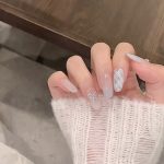 Luxury Handmade Press-On Nails - Colorful Clouds
