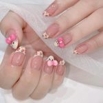 Luxury Handmade Press-On Nails - Cat Bow