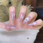 Luxury Handmade Press-On Nails - Chrysanthemum Gentle