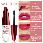 QICIY+ Peel-Off Lip Tint Easy Color Long-Lasting Non-Smudge - Moisturizing